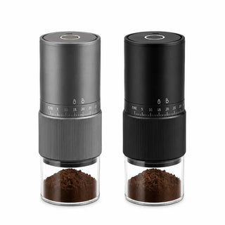 Automatic Espresso Grinder 35 Settings USB-C Rechargeable: gray black color options
