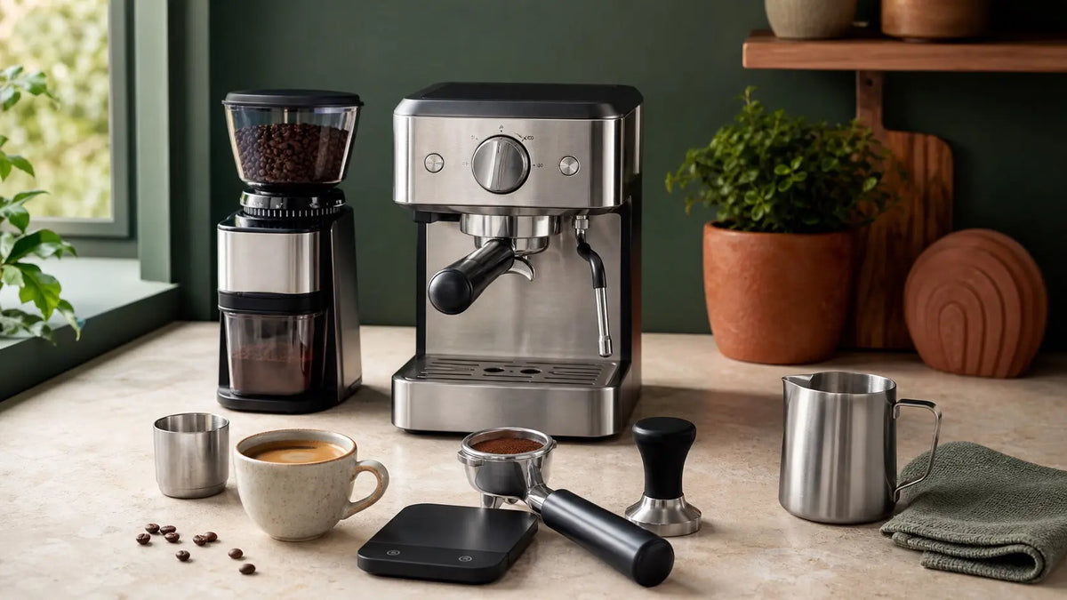 Espresso 機器啟動器 Kit: 初學者需要什麼