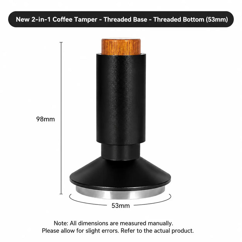 塔姆佩爾街(Espresso Tamper WDT) 分公司 53毫米2英寸1不鏽鋼: yozcoffee 1 個咖啡中2個 篡改磁性針分泌物 (5)