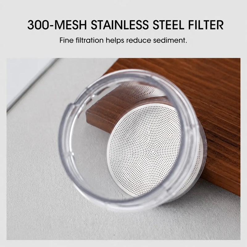 300-mesh stainless steel coffee filter