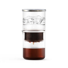 Yozcoffee 玻璃冰滴冷萃咖啡壺 300ml｜透明