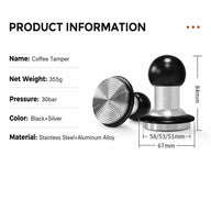 Espresso Tamper 58mm 鋁合金衝擊設計:資訊