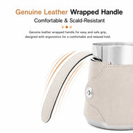 Gooseneck Pour Over Kettle 600/700ml 304 無汙鐵: 處理特寫