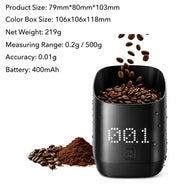 咖啡豆威格杯,0.01g精度: yozcoffee 咖啡豆重杯 電子充電器 05