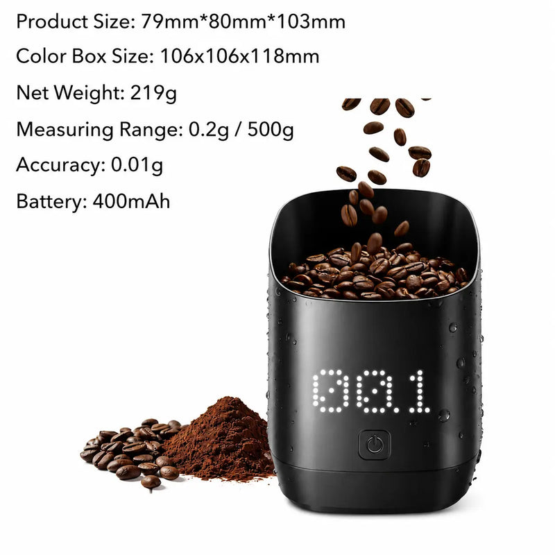 咖啡豆威格杯,0.01g精度: yozcoffee 咖啡豆重杯 電子充電器 05