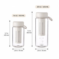 冷布魯因弗澤爾瓶450/600ml 玻璃茶咖啡泡:尺寸450ml 600ml