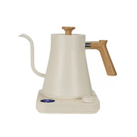 電力高森克 Kettle 0.9L 304 無汙鐵: yozcoffee 電動 Gooseneck 水壺 09l 可變的溫度 01 前置