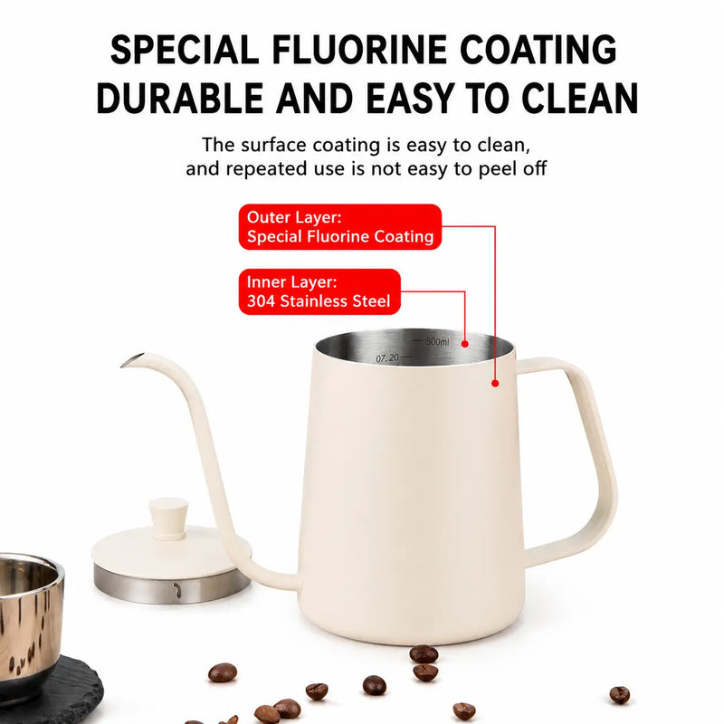 高森克·普爾 過Kettle 350ml 無汙鐵 5mm 噴射:氟化co的內部