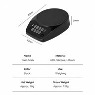 Espresso 咖啡 尺寸 2kg 0.1g 壓縮可充電: 規格黑色