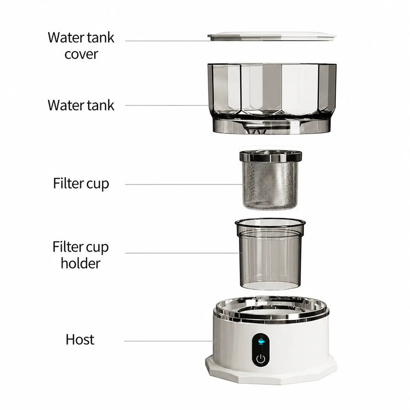 手提式自動咖啡製造器 160ml 迷你滴水器 – 特性細節與建構亮點