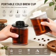 手提式冷啤酒杯300ml 的內建式濾鏡: 一種生活方式的咖啡設置