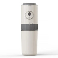 白色 Yozcoffee 攜帶旅行杯的便攜式電力咖啡磨坊