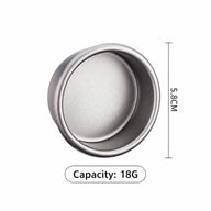 Espresso 濾波器 籃子 58 mm 18g 純 鈦 0.2 mm: 大小容量