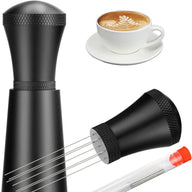 WDT Espresso 分配工具 7- Needle 鋁合金: yozcoffee wdt 咖啡分配工具 7 針銀 b 02