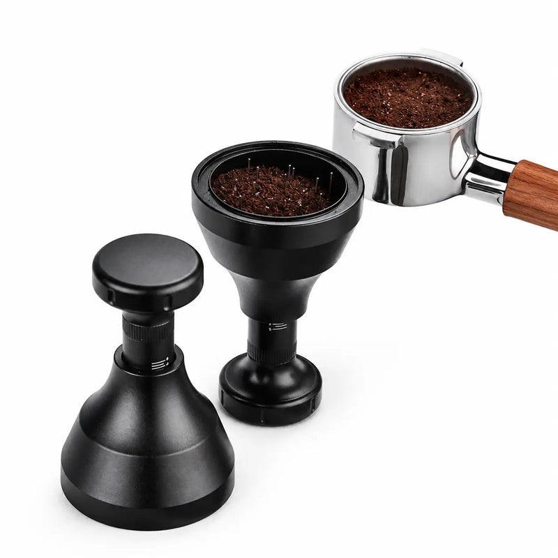 WDT Espresso 分公司 51/53/58毫米 無汙鐵針:可調整地面演示