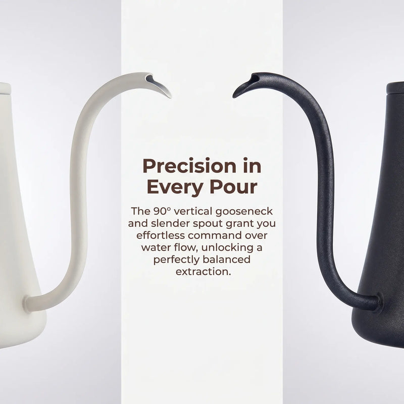 高森克·普爾 超越 Kettle 350/600ml 的無汙鐵木:精密的噴出細節